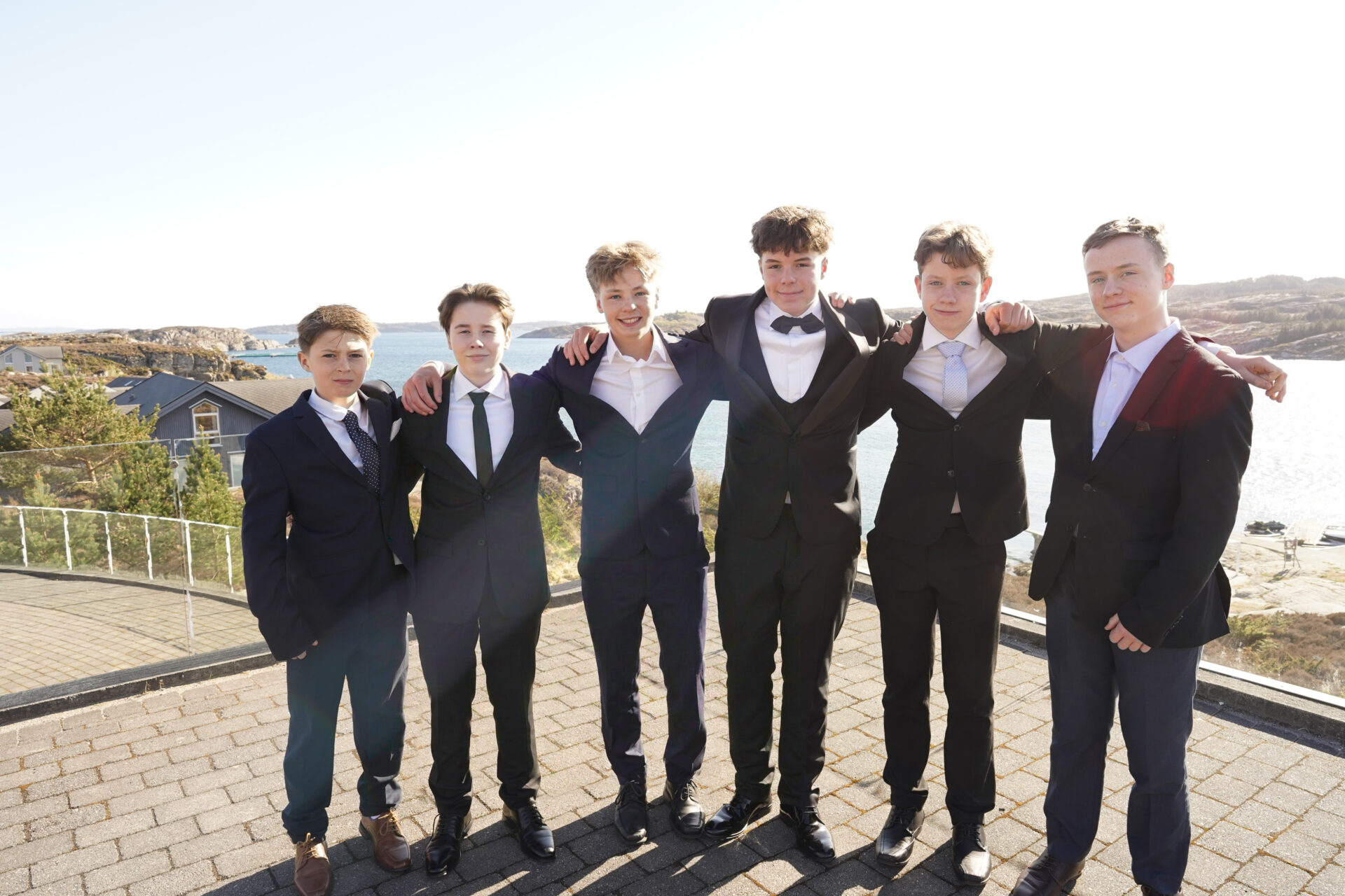 Milo, Fredrik, Timmi André, Jonah, Martin og Linus